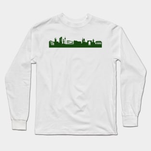 STUTTGART skyline in forest green Long Sleeve T-Shirt